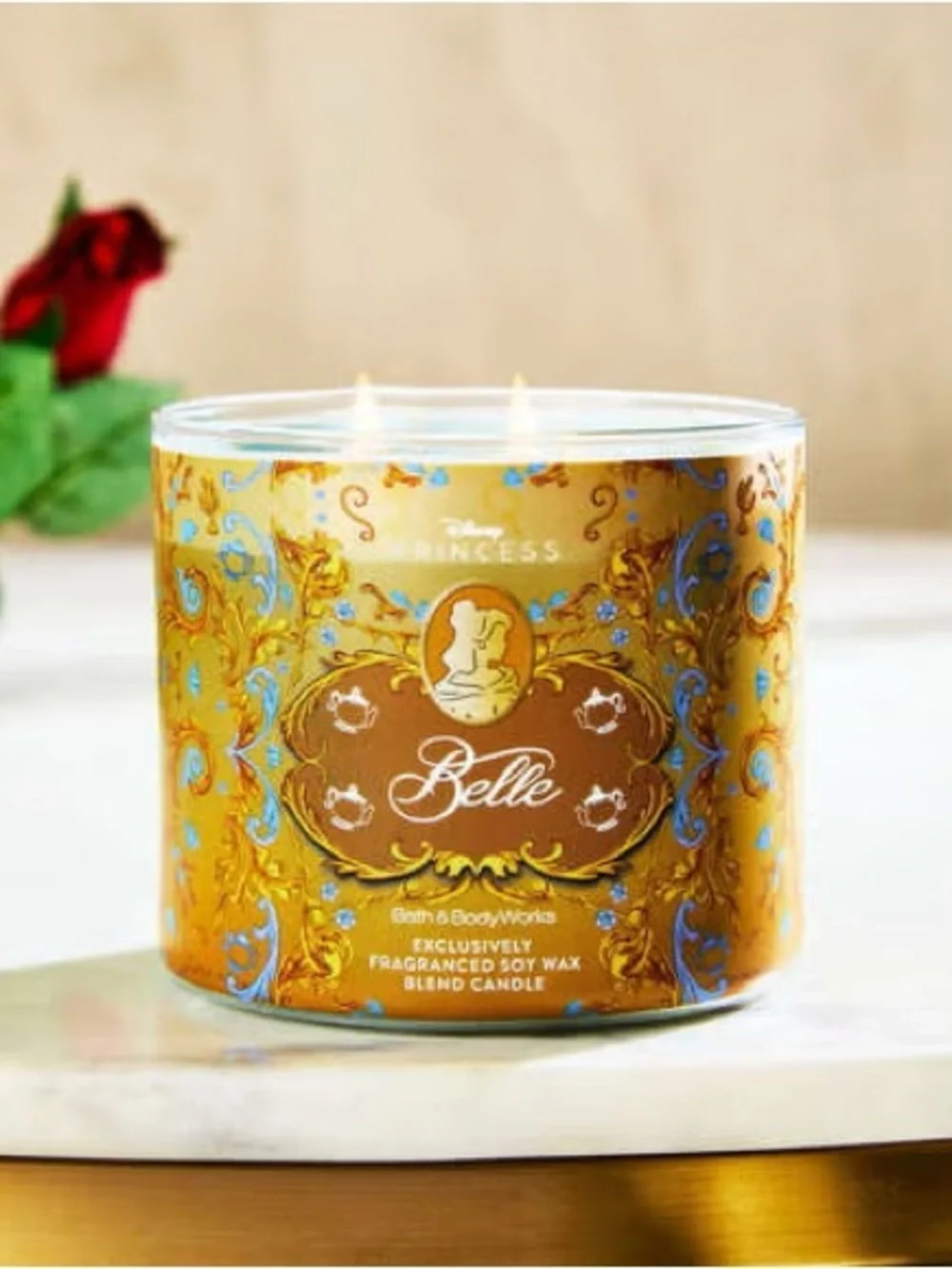 Bath & Body works Disney Princess 3 wick candles